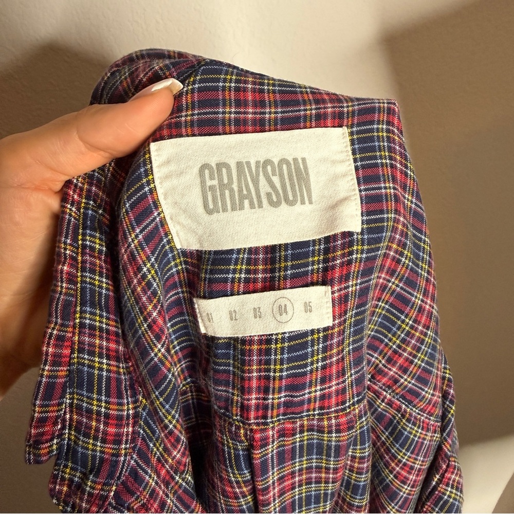 Grayson Plaid Button Down Shirt - image 6